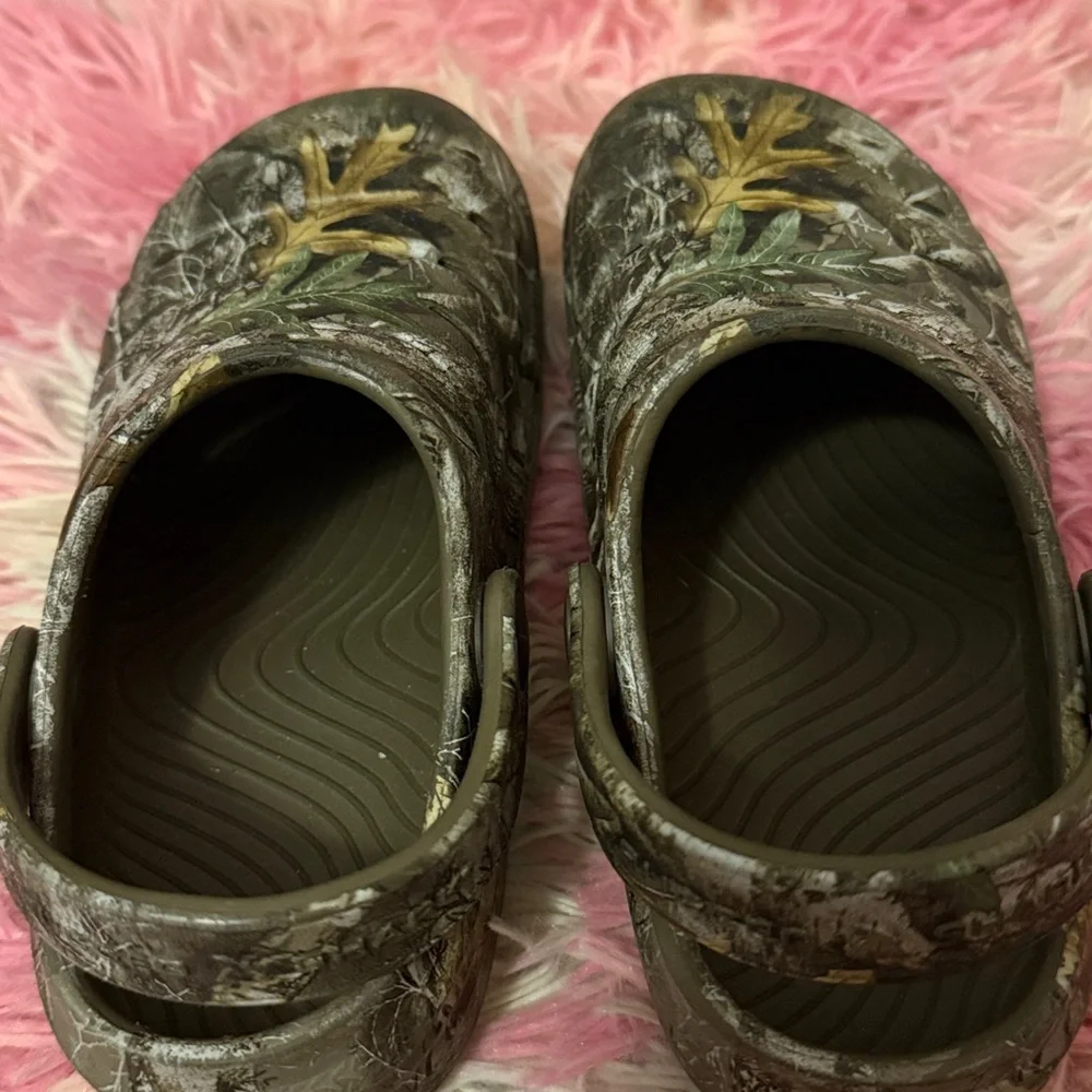 Rugged shark!  Camouflage Kids Slip-On Water Shoes